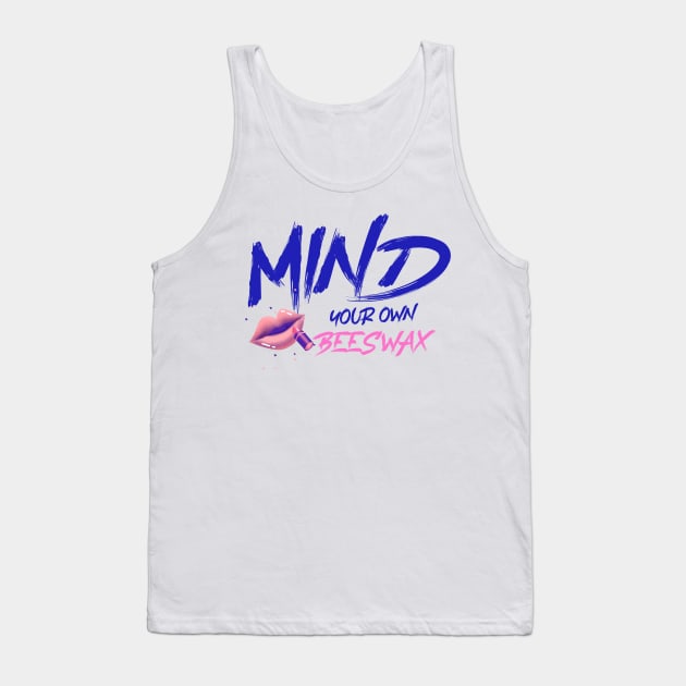 Lipstick girl Tank Top by BOUTIQUE MINDFUL 